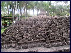 Monument in Borobudur, Indonesia, Windows of the World.